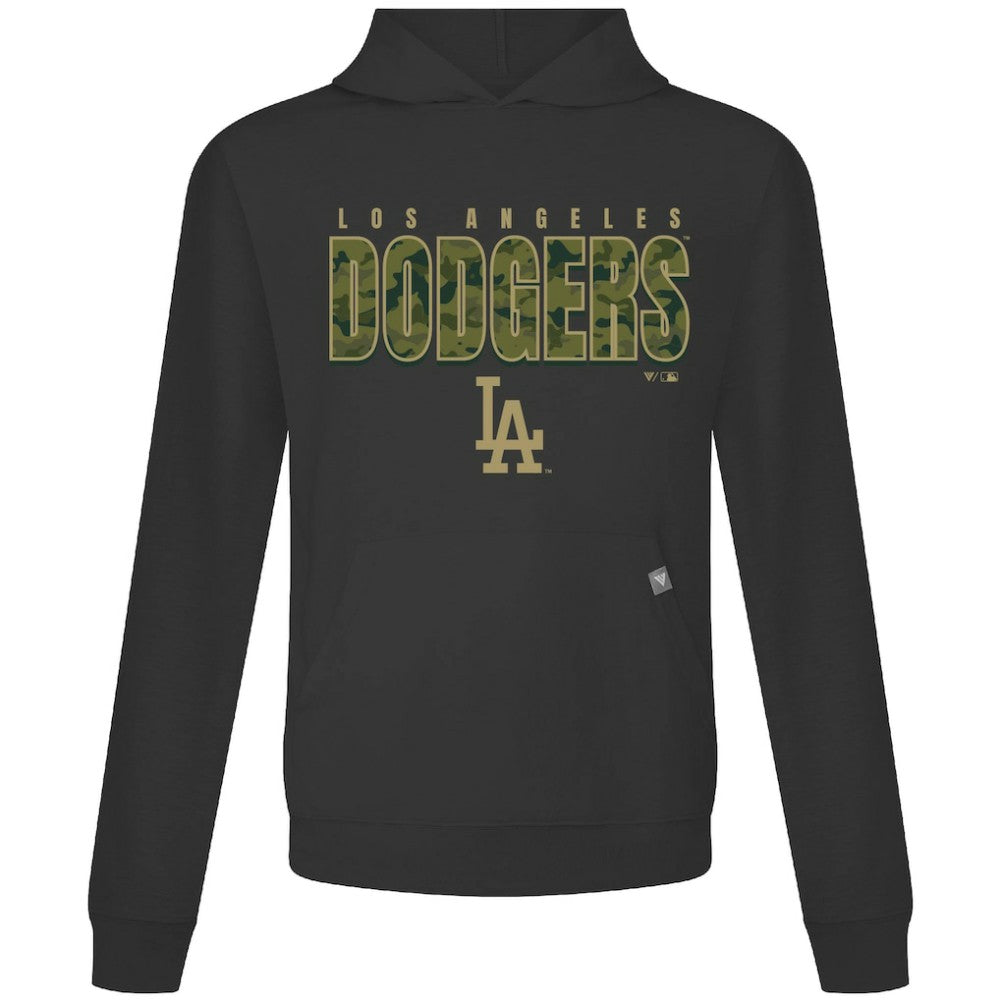 Black Los Angeles Dodgers Levelwear Relay Protect Pullover Hoodie