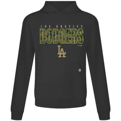 Black Los Angeles Dodgers Levelwear Relay Protect Pullover Hoodie