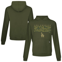 Green Los Angeles Dodgers Levelwear Relay Protect Pullover Hoodie