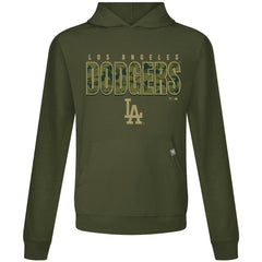 Green Los Angeles Dodgers Levelwear Relay Protect Pullover Hoodie