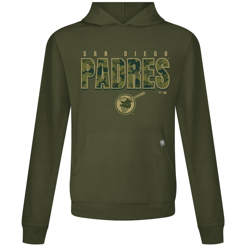 Green San Diego Padres Levelwear Relay Protect Pullover Hoodie
