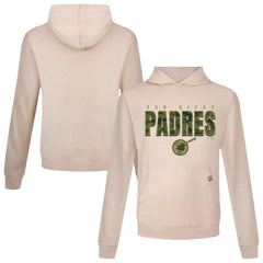 Khaki San Diego Padres Levelwear Relay Protect Pullover Hoodie