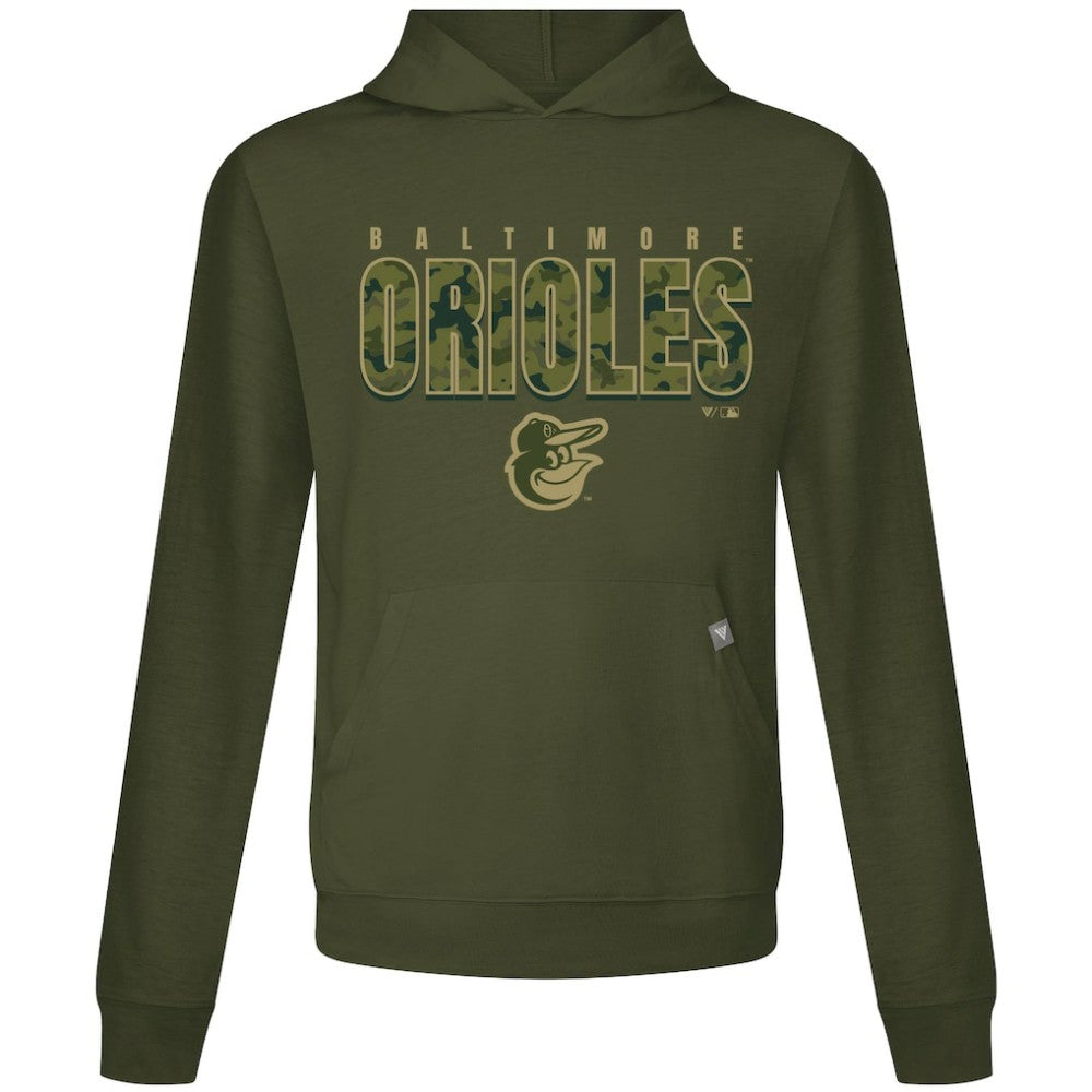 Green Baltimore Orioles Levelwear Relay Protect Pullover Hoodie