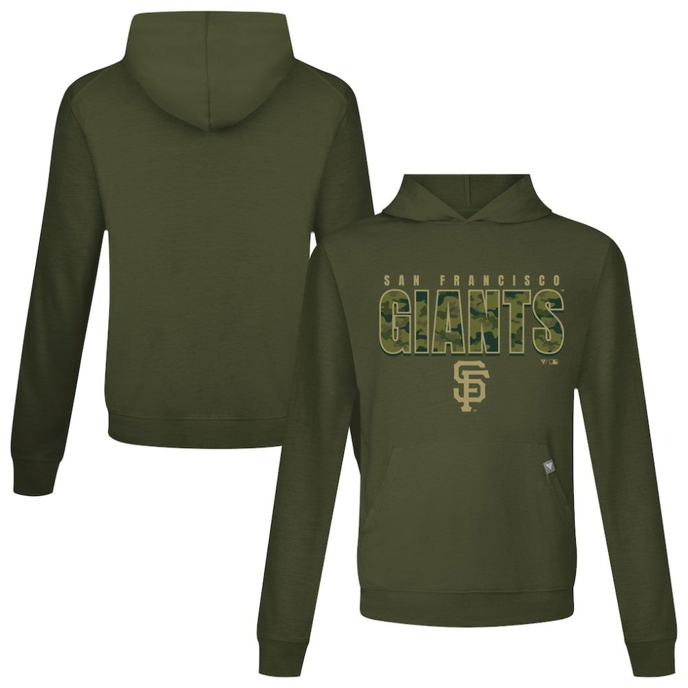 Green San Francisco Giants Levelwear Relay Protect Pullover Hoodie