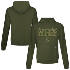 Green Miami Marlins Levelwear Relay Protect Pullover Hoodie