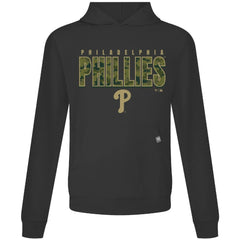 Black Philadelphia Phillies Levelwear Relay Protect Pullover Hoodie