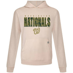 Khaki Washington Nationals Levelwear Relay Protect Pullover Hoodie