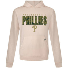 Khaki Philadelphia Phillies Levelwear Relay Protect Pullover Hoodie