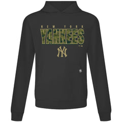 Black New York Yankees Levelwear Relay Protect Pullover Hoodie