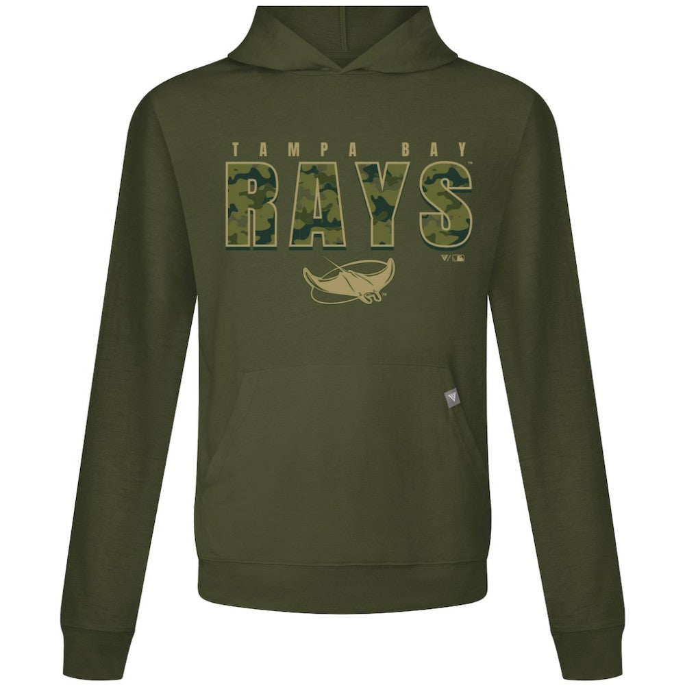 Green Tampa Bay Rays Levelwear Relay Protect Pullover Hoodie