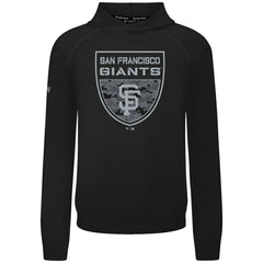 Black San Francisco Giants Levelwear Mandate Buckler Tri-Blend Pullover Hoodie