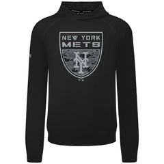 Black New York Mets Levelwear Mandate Buckler Tri-Blend Pullover Hoodie