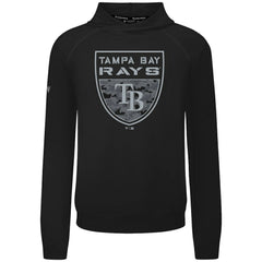 Black Tampa Bay Rays Levelwear Mandate Buckler Tri-Blend Pullover Hoodie