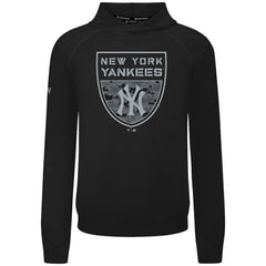 Black New York Yankees Levelwear Mandate Buckler Tri-Blend Pullover Hoodie