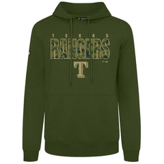 Green Texas Rangers Levelwear Podium Protect Pullover Hoodie