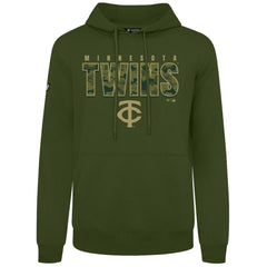 Green Minnesota Twins Levelwear Podium Protect Pullover Hoodie