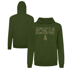 Green Los Angeles Angels Levelwear Podium Protect Pullover Hoodie