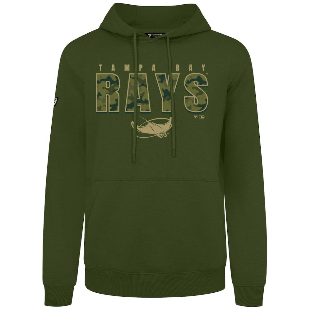 Green Tampa Bay Rays Levelwear Podium Protect Pullover Hoodie