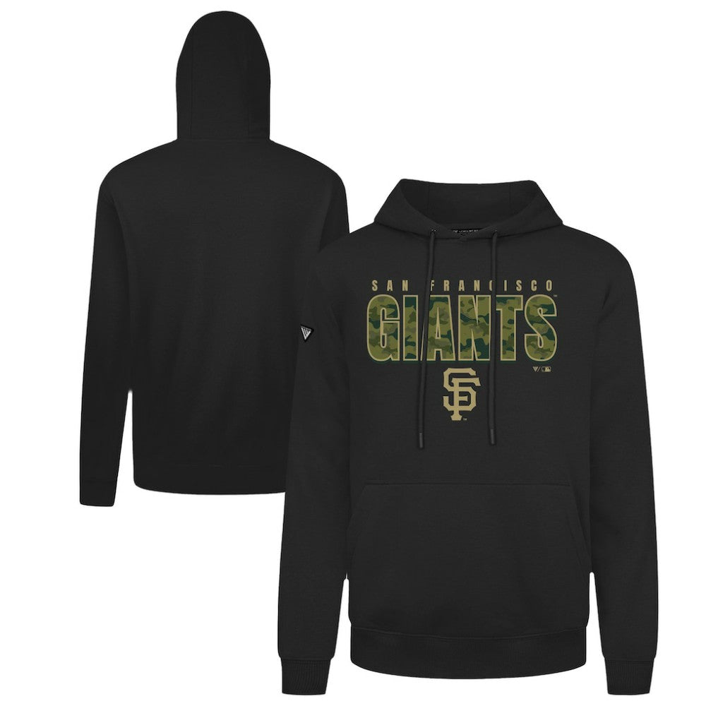 Black San Francisco Giants Levelwear Podium Protect Pullover Hoodie