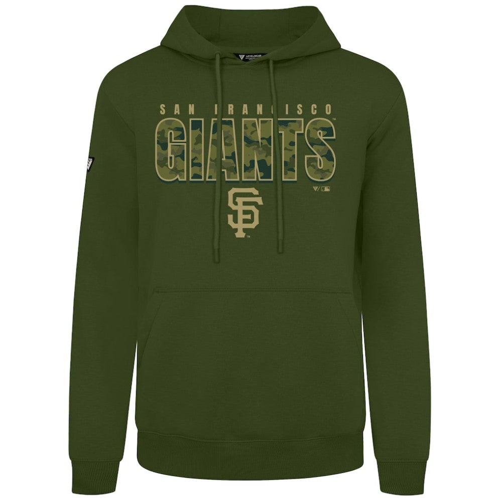 Green San Francisco Giants Levelwear Podium Protect Pullover Hoodie