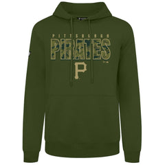 Green Pittsburgh Pirates Levelwear Podium Protect Pullover Hoodie