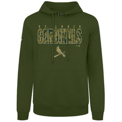 Green St. Louis Cardinals Levelwear Podium Protect Pullover Hoodie