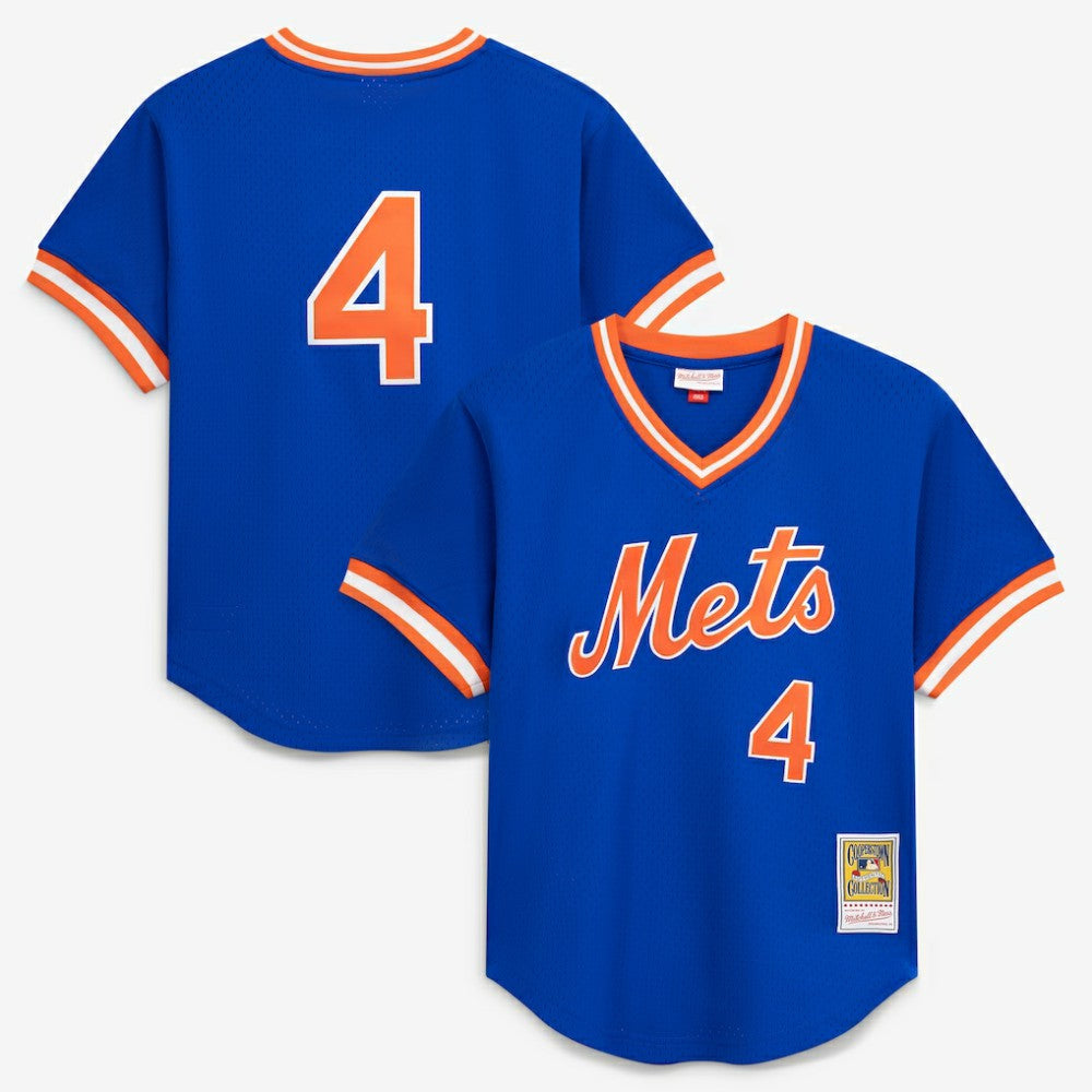 Royal Lenny Dykstra New York Mets Mitchell & Ness Authentic Batting Practice Jersey