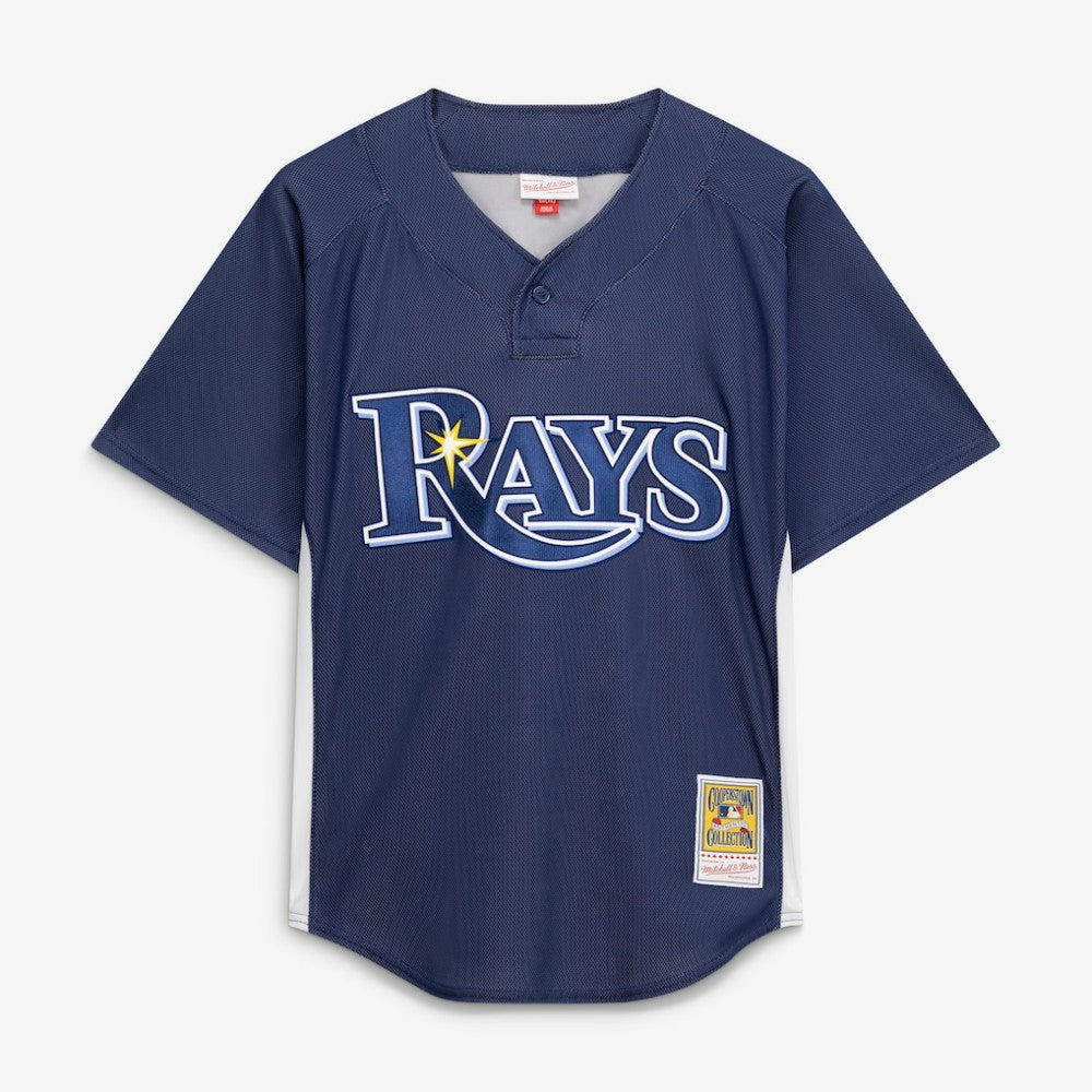 Navy Evan Longoria Tampa Bay Rays Mitchell & Ness Authentic Batting Practice Jersey
