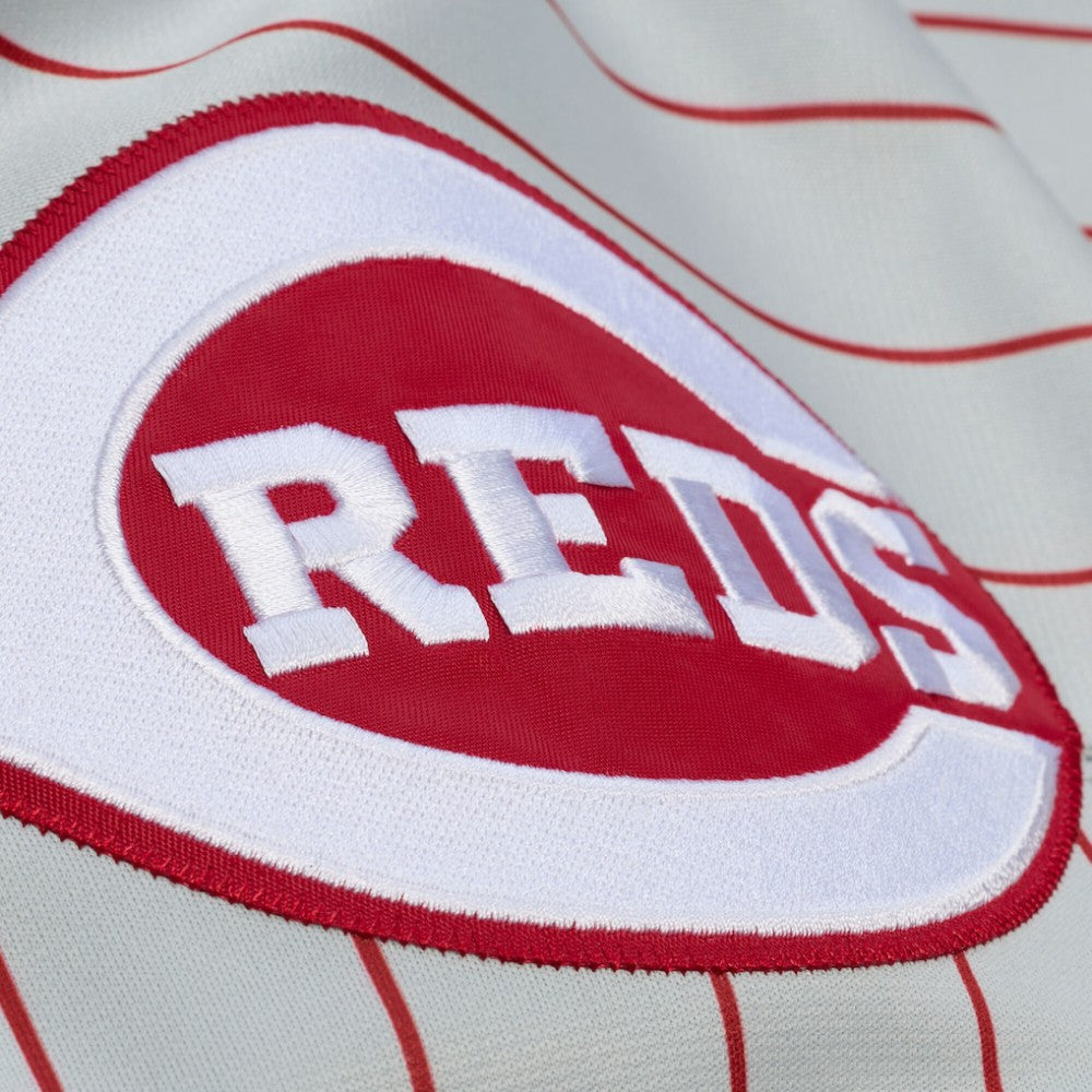 Gray Deion Sanders Cincinnati Reds Mitchell & Ness 1997 Authentic Jersey