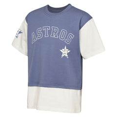 Navy/Cream Houston Astros Outerstuff Youth Ultimate Pastels Premium Double Run T-Shirt