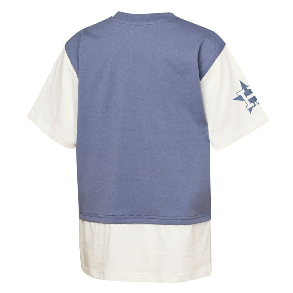 Navy/Cream Houston Astros Outerstuff Youth Ultimate Pastels Premium Double Run T-Shirt
