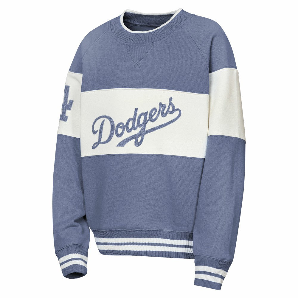 Blue Los Angeles Dodgers Outerstuff Youth Ultimate Pastels On Base Sweatshirt