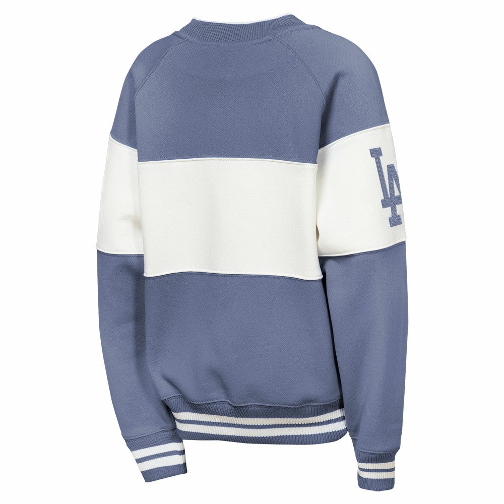 Blue Los Angeles Dodgers Outerstuff Youth Ultimate Pastels On Base Sweatshirt