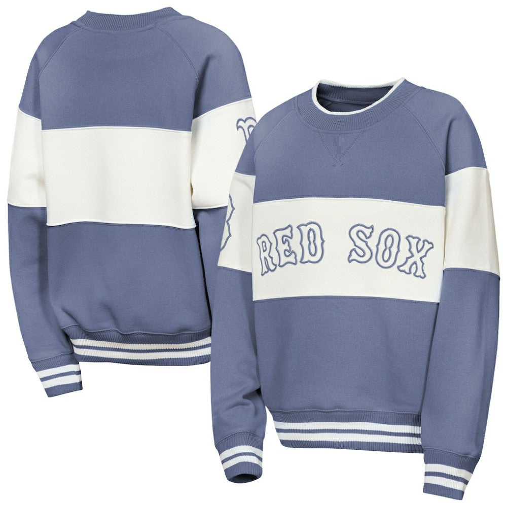 Blue Boston Red Sox Outerstuff Youth Ultimate Pastels On Base Sweatshirt