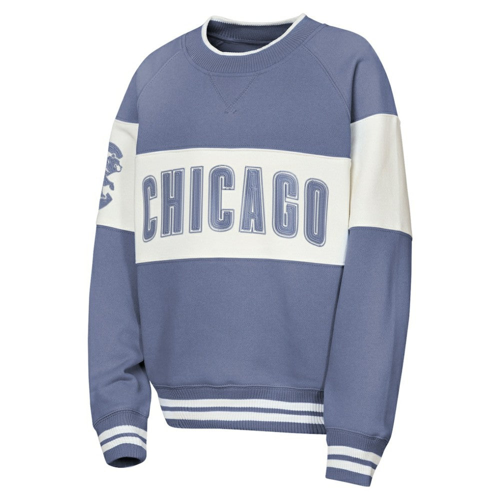 Blue Chicago Cubs Outerstuff Youth Ultimate Pastels On Base Sweatshirt