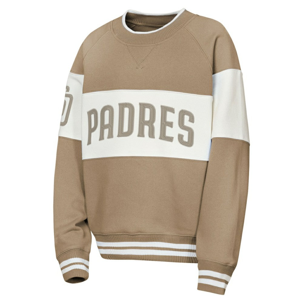 Brown San Diego Padres Outerstuff Youth Ultimate Pastels On Base Sweatshirt