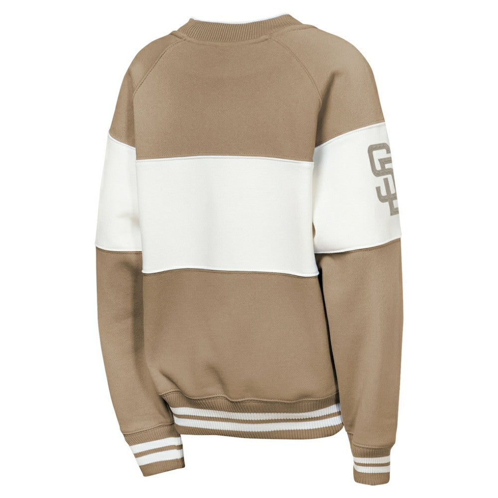 Brown San Diego Padres Outerstuff Youth Ultimate Pastels On Base Sweatshirt
