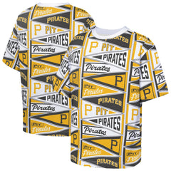 Yellow Pittsburgh Pirates Outerstuff Youth All-Over Pennant T-Shirt