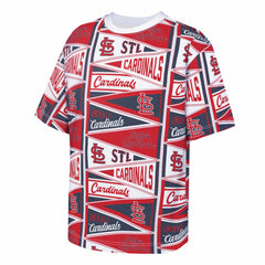 Red St. Louis Cardinals Outerstuff Youth All-Over Pennant T-Shirt
