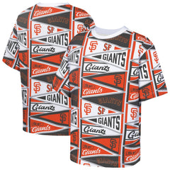 Orange San Francisco Giants Outerstuff Youth All-Over Pennant T-Shirt