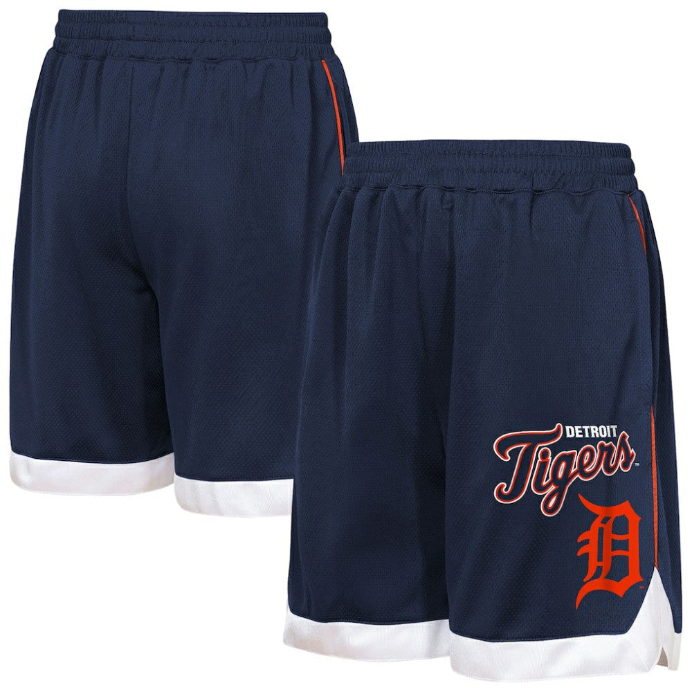 Navy Detroit Tigers Outerstuff Youth Big League All Star Fashion Shorts