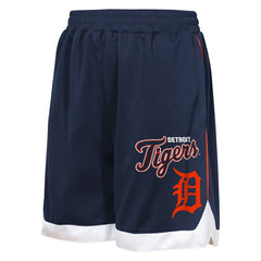 Navy Detroit Tigers Outerstuff Youth Big League All Star Fashion Shorts