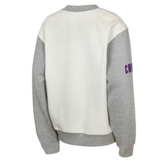 Cream/Gray Chicago Cubs Outerstuff Youth Big League Power Hit Fleece Sweatshirt