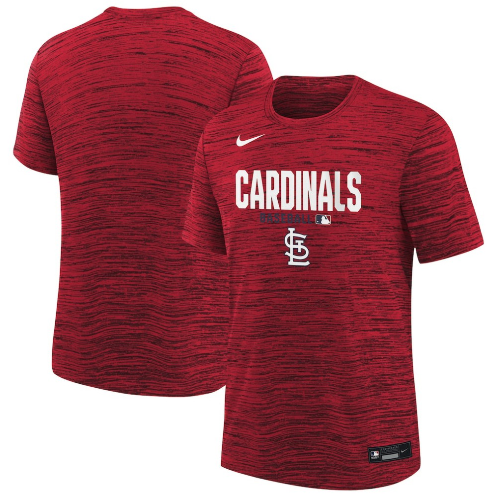 Red St. Louis Cardinals Nike Youth Authentic Collection Velocity Dri-FIT T-Shirt