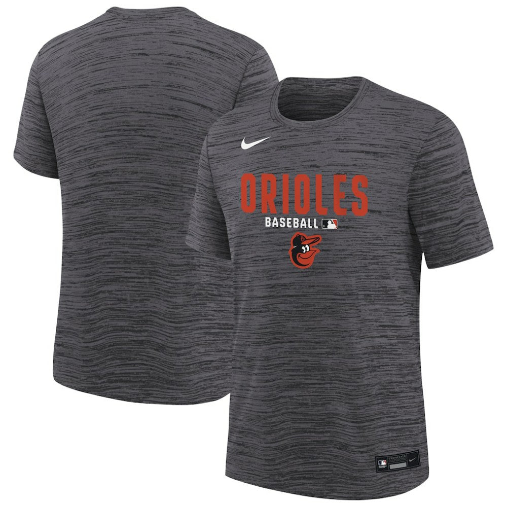 Black Baltimore Orioles Nike Youth Authentic Collection Velocity Dri-FIT T-Shirt