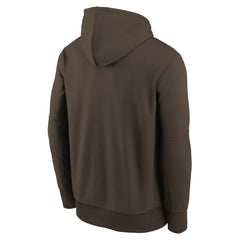 Brown San Diego Padres Nike Youth Authentic Collection Therma-FIT Hoodie