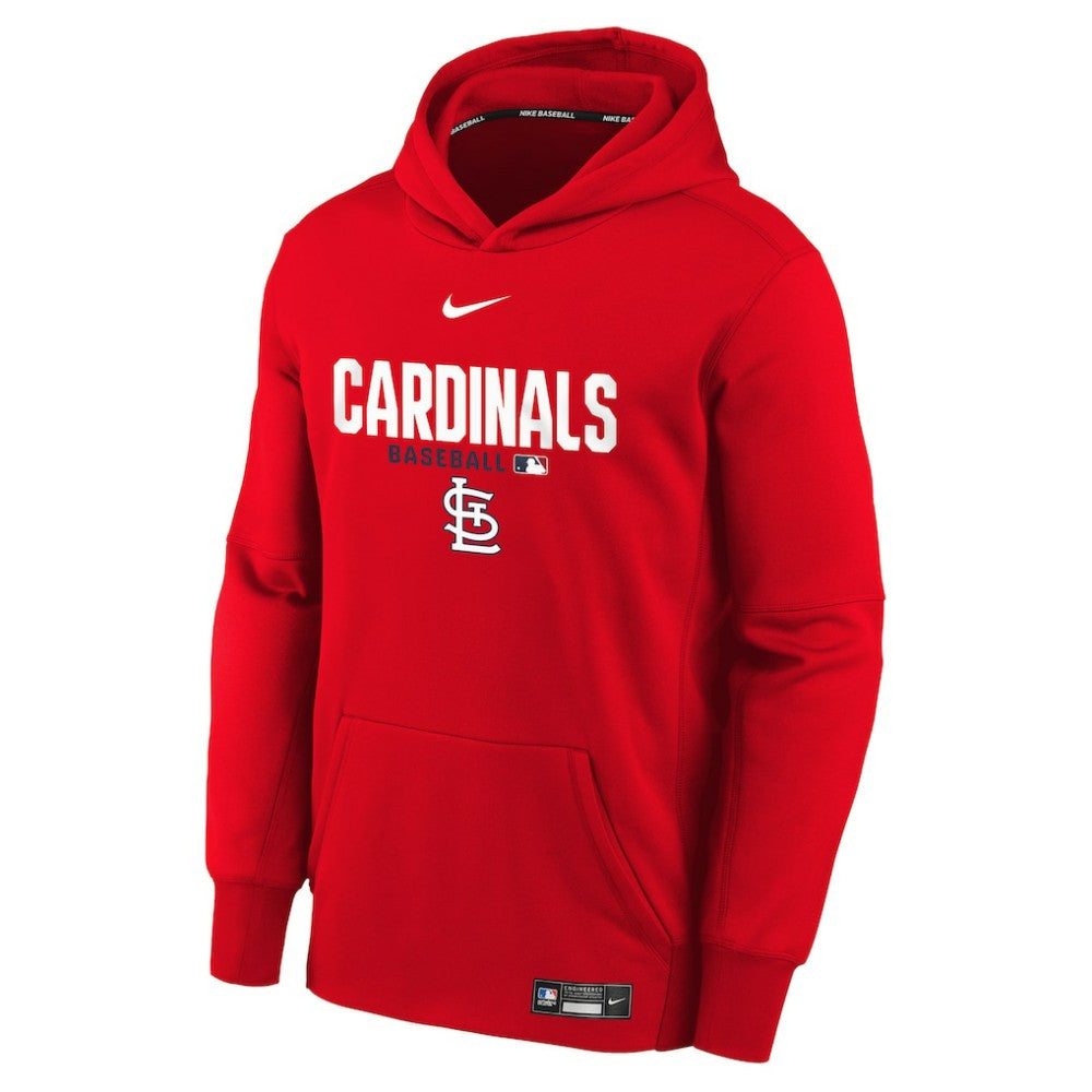 Red St. Louis Cardinals Nike Youth Authentic Collection Therma-FIT Hoodie