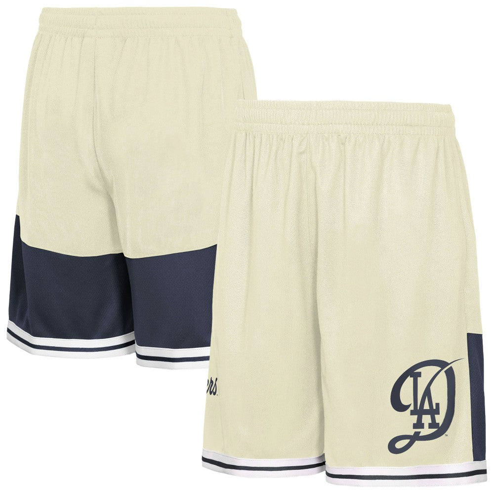 Cream Los Angeles Dodgers Outerstuff Youth City Crew Fashion Shorts