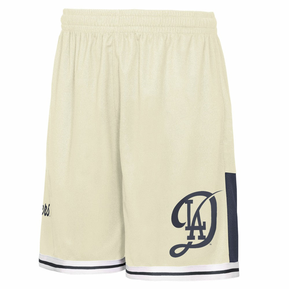 Cream Los Angeles Dodgers Outerstuff Youth City Crew Fashion Shorts