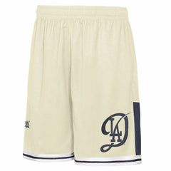 Cream Los Angeles Dodgers Outerstuff Youth City Crew Fashion Shorts